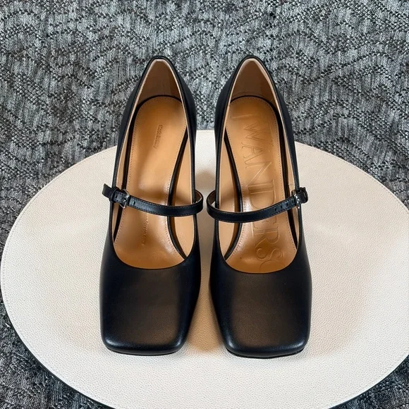 JW Anderson Chain Heel Pump Black Calf - Picture 6 of 11